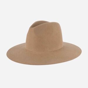 GIGI PIP EMMA WIDE BRIM FEDORA HAT IN TAN BOHO